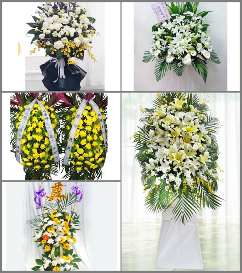 福建泉州安溪县蓬莱镇蓬溪村白事花篮预定